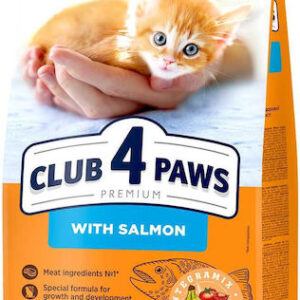 CLUB 4 PAWS CAT KITTEN WITH SALMON 5 КГ. – ХРАНА ЗА МАЛКИ КОТКИ С РИБА