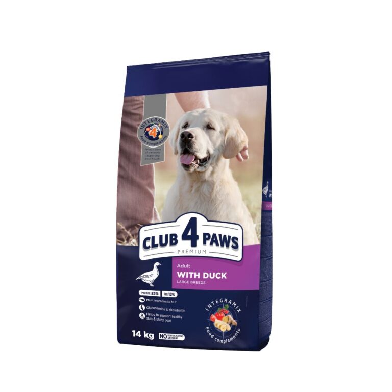 CLUB 4 PAWS DOG LARGE ADULT храна за едри породи 14 кг.