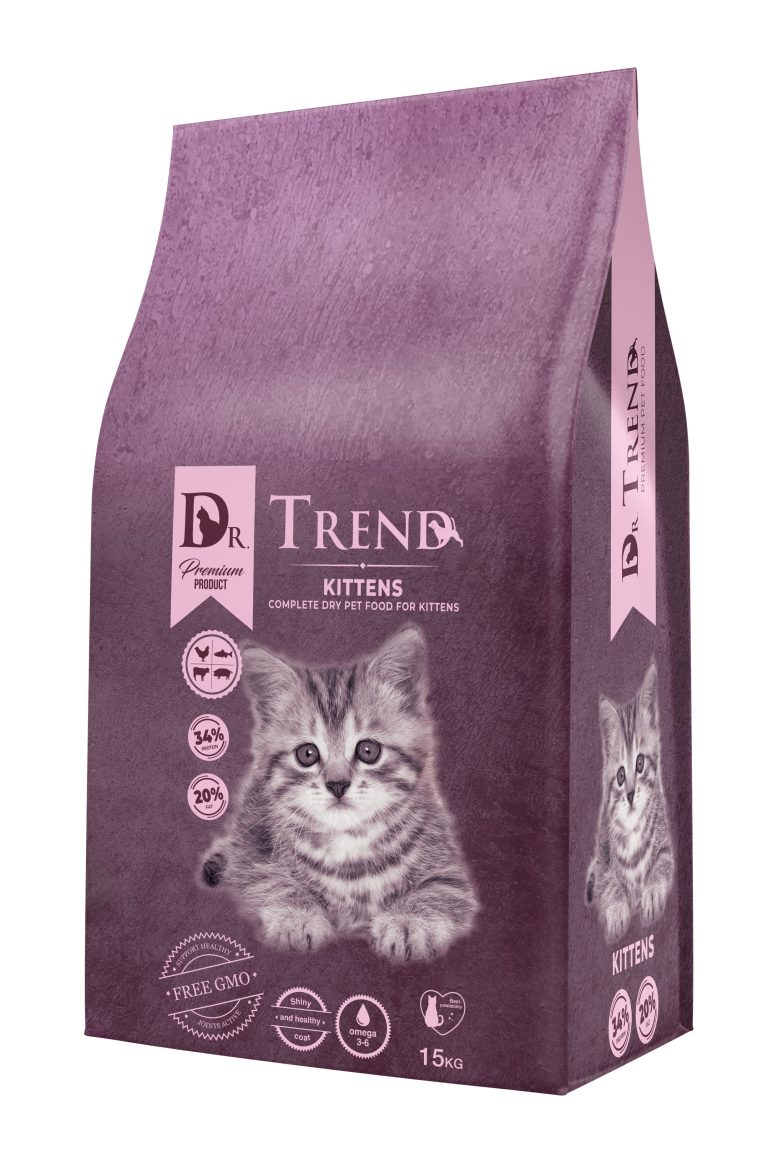 DR. TREND CAT FOR KITTENS 15 KG – ХРАНА ЗА МАЛКИ КОТЕТА