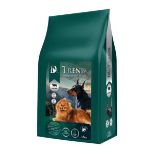 DR. TREND FOR ADULT DOGS OF SMALL BREEDS WITH BEEF 15 KG – Суха храна за кучета от дребни породи с говеждо 15 кг.
