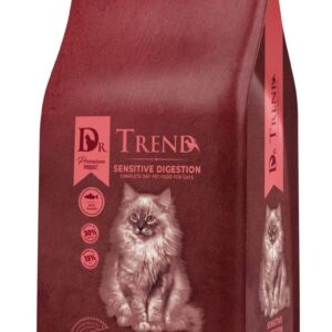 DR. TREND FOR ADULT CATS SENSITIVE DIGESTION 15 KG – ХРАНА ЗА КОТКИ С ЧУВСТВИТЕЛНА ХРАНОСМИЛАТЕЛНА СИСТЕМА