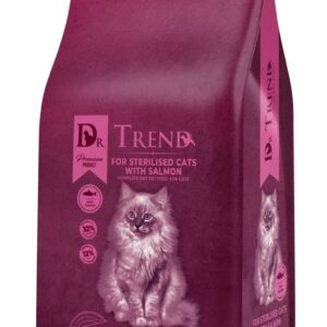 DR. TREND FOR STERILISED CATS WITH SALMON 15 KG – ХРАНА ЗА КАСТРИРАНИ КОТКИ СЪС СЬОМГА