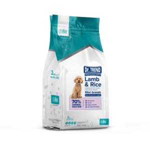 DR. TREND STERILISED AND LIGHT SMALL BREED LAMB 7 KG – Храна за кастрирани кучета и наднормено тегло от дребни породи