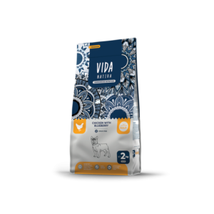 VIDA DOG NATIVA GRAIN FREE FREEDOM ADULT TOY AND SMALL BREED CHICKEN WITH BLUEBERRY 2 KG – Храна за мини порода куче с пилешко и боровинки