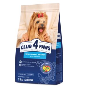 CLUB 4 PAWS DOG Salmon Премиум храна за възрастни кучета от дребни породи със Сьомга 14кг. (Копие)